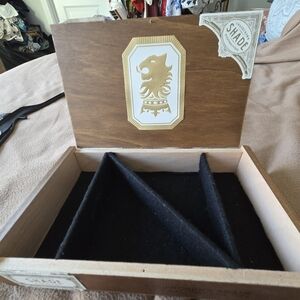 Drew Estates Liga Privada Empty Cigar Box Upcycled To Trinket Box. Condition is